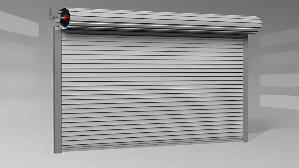 Beyaz renkli otomatik alüminyum mağaza kepenki