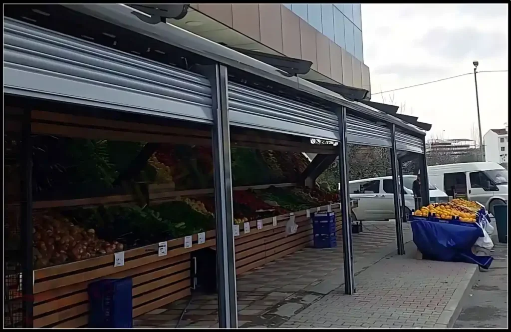 Arnavutköy Kepenk Tamiri 13 Bizim Market tamamlanmış kepenk. Arnavutköy Kepenk Tamiri
