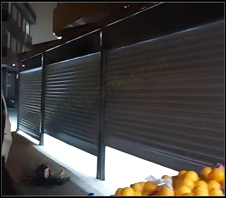 Bizim Market tamamlanmış kepenk. Arnavutköy Kepenk Tamiri