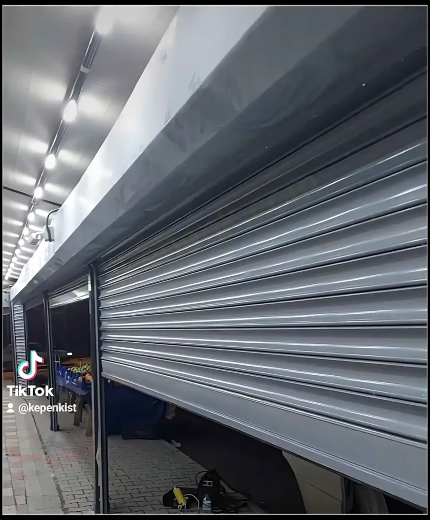 Arnavutköy Kepenk Tamiri 6 Bizim Market tamamlanmış kepenk. Arnavutköy Kepenk Tamiri