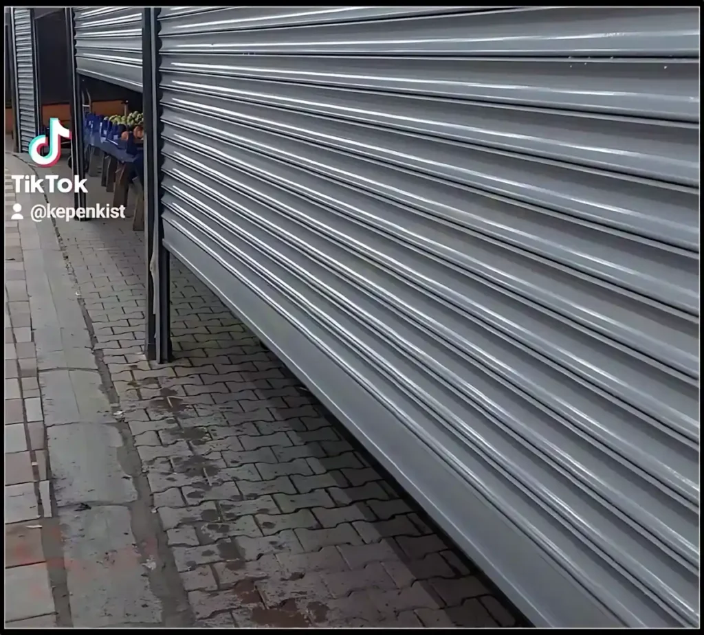 Arnavutköy Kepenk Tamiri 4 Bizim Market tamamlanmış kepenk. Arnavutköy Kepenk Tamiri