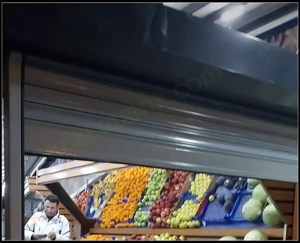 Bizim Market tamamlanmış kepenk. Arnavutköy Kepenk Tamiri