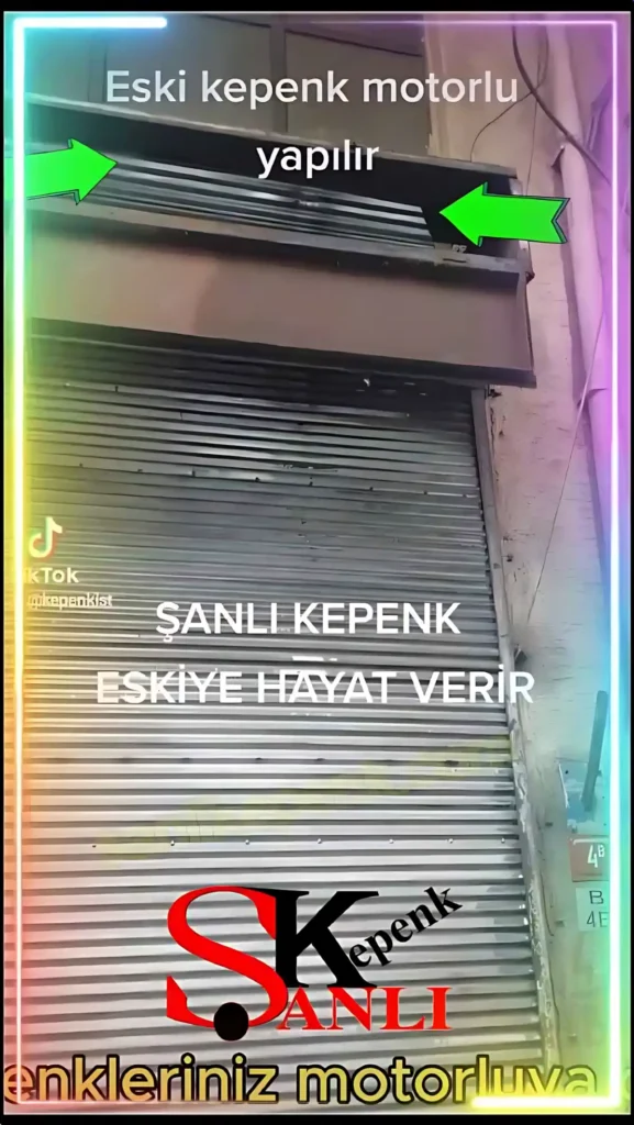 Bayrampaşa Kepenk Dönüşüm 10 Bayrampaşa motorlu kepenk dönüşümü tamamlanmış