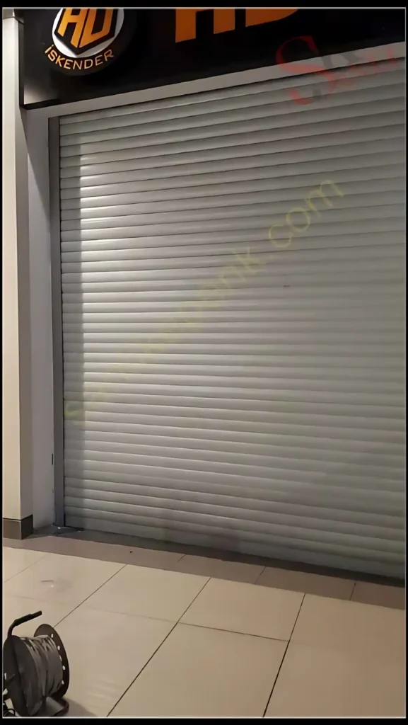 Ataşehir Kepenk Tamiri 16 Ataşehir Brandium AVM HD İskender kepenk lamel değişimi tamamlanmış hali