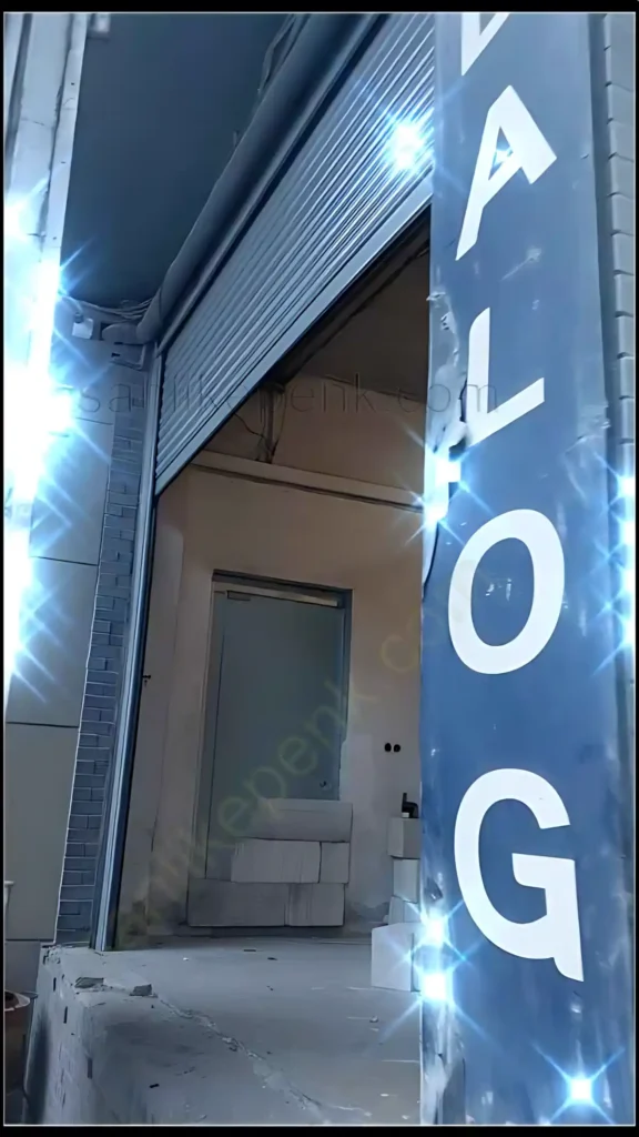 Esenler Lojistik Depo Kepenk Montajı: Endüstriyel Otomatik Kepenk Sistemi 15 Esenler Depo Kepenk Montajı Lamellerin geçirilmesi Otomasyon detayları