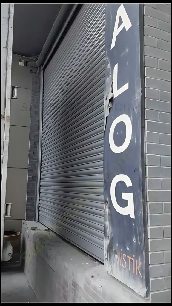 Esenler Lojistik Depo Kepenk Montajı: Endüstriyel Otomatik Kepenk Sistemi 18 Esenler Depo Kepenk Montajı Lamellerin geçirilmesi Otomasyon detayları