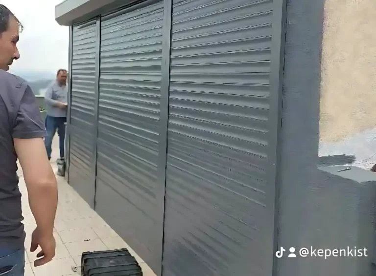 18 yıllık tecrübemizle Etiler teras kepenk montajı projemiz