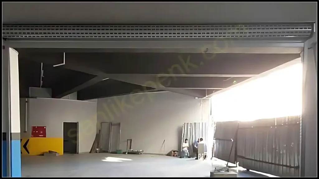 Fatih Araç Otoparkı Alüminyum Gözlü Kepenk 11 Fatih Otopark Kepenk Uzaktan kumanda ile kolay açma-kapama