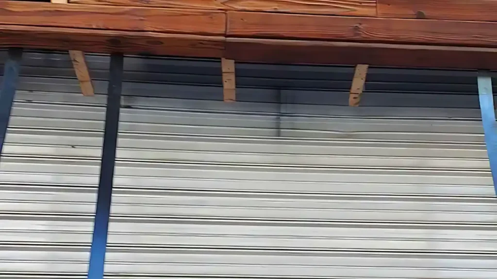 Kepenk palet kayması öncesi durum, kepenk motor arızası