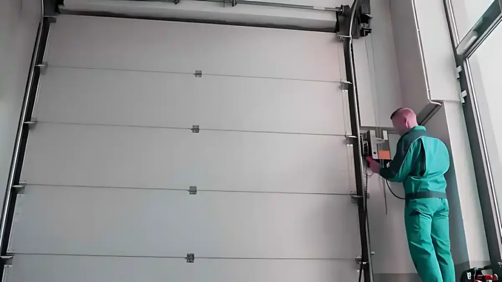 Fabrika içi sarı renkli hızlı pvc branda kapı