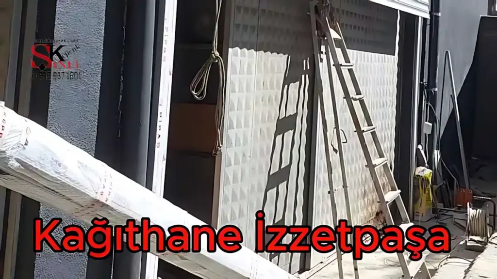 Kağıthane İzzetpaşa Zemin Kat Otomatik Kepenk Montajı Projesi 16 İzzetpaşa otomatik kepenk. İzzetpaşa kepenk montajı tamamlanmış hali
