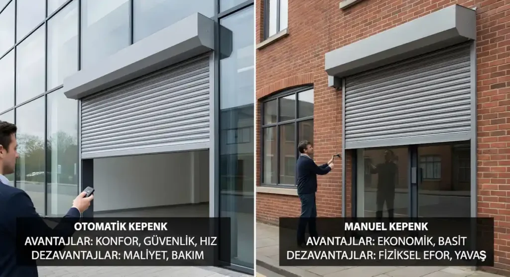 Otomatik Kepenk vs Manuel Kepenk
